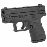 XD9, Defender Series, Striker Fired, Sub Compact, 9MM, 3" Barrel, Polymer Frame, Black Finish, Fixed Sights, 10Rd, 1 Magazine XDD9801