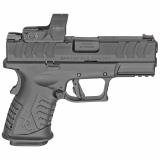 XDM Elite Compact OSP | 10MM, 3.8" Barrel, Black, Fiber Optic Front Sight and Tactical Rack U-Dot Rear Sight, 11 Rounds, 2 Magazines, Includes HEX Dragonfly Optic XDM
