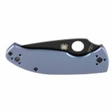 Tenacious, Folding Knife, 3.35" Drop Point Blade,  8Cr13MoV Blade Steel, 7.74" Overall Length, R.I.L. Lock, Black Oxide Finish, Black Blade, Blue Titanium Handle C122TIBLBKP