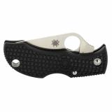 Manbug, Folding Knife, Silver, Plain, Clip Point, Circle Thumb Hole, 1.94", Box, VG-10, Black MBKP