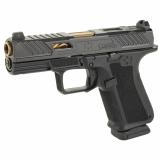 MR920, 9mm, Black Frame, Elite Slide Optic Black, Spiral Unthreaded Barrel Bronze, SS Rod, Grn Trit