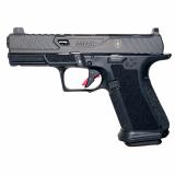 MR920, 9mm, Black Frame, WAR POET Edition, Fluted Unthreaded Black, SS Rod, Grn Trit 1D