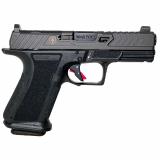 MR920, 9mm, Black Frame, WAR POET Edition, Fluted Unthreaded Black, SS Rod, Grn Trit 1D