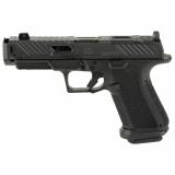 MR920P, 9mm, Black Frame, ELITE Slide Optic Black, Spiral Compensated Barrel Black, SS Rod, Grn Trit 1D
