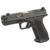 XR920P | 9mm 4.2" Bronze Spiral Fluted Compensated Barrel, ELITE Slide Optics Ready Black, SS Rod, Front Tritium Sight, Trigger Safety, 17 Rounds, 2 Magazines SS-3211