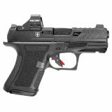 CR920 War Poet Edition, Semi-automatic Pistol, Striker Fired, Sub-Compact, 9MM, 3.4" Spiral Fluted Barrel, Polymer Frame, Nitride Finish, Black, Holosun 507k Red Dot, Front Night Sight, Trigger Safety, (1)-10 Round (1)-13 Round, Includes 10 Round Pinky E