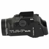 Streamlight TLR-7 Sub, Fits Springfield Hellcat, Anodized Black, Includes Mounting Keys And 1x CR123A 69404