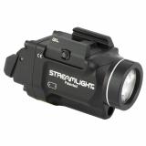 Streamlight TLR-8 Sub, White LED with Red Laser, Fits Glock 43x/48 MOS, 500 Lumens, Anodized Finish, Black, Includes (1) CR123a Battery, Low and High Switches 69411