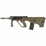 AUG A3 M2 NATO, Semi-automatic Rifle, 556NATO/223 Remington, 16" Barrel, Folding Charging Handle, Ambidextrous QD, Synthetic Stock, Extended Rail, Matte Finish, Green, 30 Rounds AUGM2GRNNATOEXT