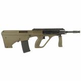 AUG A3 M2 NATO, Semi-automatic Rifle, 556NATO/223 Remington, 16" Barrel, Folding Charging Handle, Ambidextrous QD, Synthetic Stock, Extended Rail, Matte Finish, Green, 30 Rounds AUGM2GRNNATOEXT