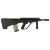 AUG A3 M2, Semi-automatic Rifle, 556NATO/223 Remington, 16" Barrel, Synthetic Stock, Extended Rail, Ambidextrous QD, Foldable Charging Handle, Matte Finish, Black, 30 Rounds AUGM2BLKEXT