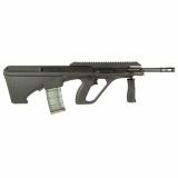 AUG A3 M2 NATO, Semi-automatic Rifle, 556NATO/223 Remington, 16" Barrel, Folding Charging Handle, Ambidextrous QD, Synthetic Stock, Extended Rail, Matte Finish, Black, 30 Rounds AUGM2BLKNATOEXTLR