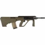 AUG A3 M2, Semi-automatic Rifle, 556NATO/223 Remington, 16" Barrel, Synthetic Stock, Extended Rail, Ambidextrous QD, Foldable Charging Handle, Matte Finish, Green, 30 Rounds AUGM2GRNEXT