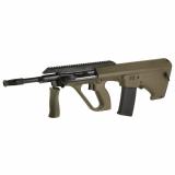 AUG A3 M2 NATO, Semi-automatic Rifle, 556NATO/223 Remington, 16" Barrel, Folding Charging Handle, Ambidextrous QD, Synthetic Stock, Extended Rail, Matte Finish, Green, 30 Rounds AUGM2GRNNATOEXT