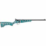 Rascal Minimalist, Bolt Action, 22LR, 16.125" Barrel, Teal and Gray Laminate Stock, AccuTrigger, Adjustable Peep Sights, Single Shot, Right Hand 13802