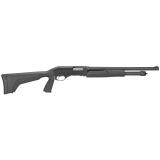 Stevens 320 Security Pump 20 Gauge 3 Inch Chamber 18.5 Inch Barrel Blue Finish Bead Sight Black Synthetic Stock With Pistol Grip 5 Round
