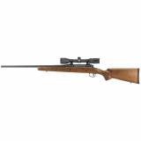 AxisII XP .308 Winchester 22 Inch Barrel Matte Blue Finish Hardwood Stock 4 Rounds Includes 3-9x40mm Kaspa Riflescope