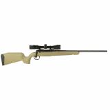 Axis II XP, Bolt Action Rifle, 6.5 Creedmoor, 22" Sporter Contour Barrel, Matte Finish, Black, Flat Dark Earth Polymer Stock, 1 Magazine, 4 Rounds, Includes 3-9x40 Scope 32163