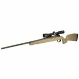 Axis II XP, Bolt Action Rifle, 6.5 Creedmoor, 22" Sporter Contour Barrel, Matte Finish, Black, Flat Dark Earth Polymer Stock, 1 Magazine, 4 Rounds, Includes 3-9x40 Scope 32163