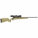 Axis II XP, Bolt Action Rifle, 30-06 Springfield, 22" Sporter Contour Barrel, Matte Finish, Black, Flat Dark Earth Polymer Stock, 1 Magazine, 4 Rounds, Includes 3-9x40 Scope 32170