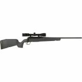Axis II XP, Bolt Action Rifle, 6.5 Creedmoor, 22" Sporter Contour Barrel, Matte Finish, Black, Gray Polymer Stock, 1 Magazine, 4 Rounds, Includes 3-9x40 Scope 32174