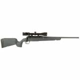 Axis II XP Compact, Bolt Action Rifle, 308 Winchester, 20" Sporter Contour Barrel, Matte Finish, Black, Gray Polymer Stock, 1 Magazine, 4 Rounds, Includes 3-9x40 Scope 32233
