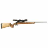 Axis II XP Hardwood, Bolt Action Rifle, 270 Winchester, 22" Barrel, Matte Finish, Black, Hardwood Stock, 1 Magazine, 4 Rounds, Includes 3-9x40 Scope 32266
