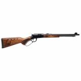Revel DLX, Lever Action, 22 WMR, 18" Carbon Steel Barrel, Medium Profile, Satin Finish, Black, Oversize Loop, Stippled Pistol Grip, Rubber Butt Pad, Adjustable Sights, Walnut Stock, 9 Rounds 46120