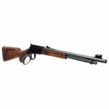 Revel DLX, Lever Action, 22 WMR, 18" Carbon Steel Barrel, Medium Profile, Satin Finish, Black, Oversize Loop, Stippled Pistol Grip, Rubber Butt Pad, Adjustable Sights, Walnut Stock, 9 Rounds 46120