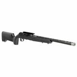 A Series Timberlite, Semi-automatic Rifle, 22 LR, 18" Carbon Fiber Wrapped Barrel, Threaded 1/2x28,  Matte Finish, Black, Carbon Wood Laminate Gray Stock, Savage AccuTrigger, 0 MOA Picatinny Rail, 10 Rounds, 1 Magazine 47255