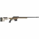 110 Precision, Bolt Action, 300 PRC, 24" Heavy Barrel, Threaded 5/8-24, BA Muzzle Brake, Flat Dark Earth Finish, MDT LSS XL Chassis, AccuTrigger, Includes 1 AICS Magazine and 20MOA 1 Piece EGW Rail, 5Rd, Right Hand 57593