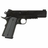 1911 with Rail, Full Size, 45 ACP, 5" Barrel, G10 Grips, Melonite Finish, Black, Night Sights, Manual Safety, 8 Rounds, 2 Magazines 67210