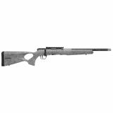B22 Timberlite Thumbhole, Bolt Action Rifle, 22 LR, 18" Carbon Wrapped Threaded Barrel, Gray Ambidextrous Thumbhole Stock, Matte Finish, Black, 10 Rounds 70218