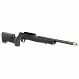 B Series Timberlite, Bolt Action Rifle, 17 HMR, 18" Carbon Fiber Wrapped Barrel, Threaded 1/2x28, Matte, Black, Carbon Wood Laminate Gray Stock, Savage AccuTrigger, 0 MOA Picatinny Rail, 10 Rounds, 1 Magazine 70819
