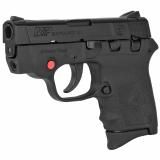 M&P Bodyguard With Integrated Crimson Trace Red Laser .380 Auto 2.75 Inch Barrel Black Finish Manual Thumb Safety 6 Round