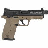 Model M&P 22 Compact  Suppressor Ready .22 Long Rifle 3.56 Inch Threaded Barrel 1/2x28 TPI Cerakote Flat Dark Earth Finish 10 Round
