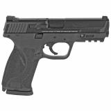 M&P 2.0, Full Size, Striker Fired, 9MM, 4.25" Barrel, Polymer Frame, Black Finish, 17Rd, 3 Mags, Fixed Sights, No Magazine Safety, Carry & Range Kit that includes Caldwell Tac Ops Holster and Double Magazine pouch, Uplula Pistol Magazine Loader 11765