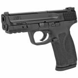 M&P 2.0, Full Size, Striker Fired, 9MM, 4.25" Barrel, Polymer Frame, Black Finish, 17Rd, 3 Mags, Fixed Sights, No Magazine Safety, Carry & Range Kit that includes Caldwell Tac Ops Holster and Double Magazine pouch, Uplula Pistol Magazine Loader 11765