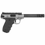 Performance Center Victory Target |22LR, 6" Target Carbon Fiber Barrel with Muzzle Brake, Semi-Automatic, Stainless Steel, Glass Bead Finish, Optics Ready, Tandemkross "hiveGrips" with Target Thumbrest Grip, 10 Rounds, 2 Magazines, Thumb Safety 12080
