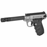 Performance Center Victory Target |22LR, 6" Target Carbon Fiber Barrel with Muzzle Brake, Semi-Automatic, Stainless Steel, Glass Bead Finish, Optics Ready, Tandemkross "hiveGrips" with Target Thumbrest Grip, 10 Rounds, 2 Magazines, Thumb Safety 12080