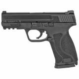 M&P 2.0, Semi-automatic Pistol, Striker Fired, Compact Size, 45 ACP, 4" Barrel, Polymer Frame, Black Finish, 10Rd, 2 Magazines, 3 Dot White Sights, No Magazine Safety 12106