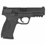 M&P 2.0, Full Size, Striker Fired, 9MM, 4.25" Barrel, Polymer Frame, Black Finish, 10rd, 3 Mags, Fixed Sights, No Magazine Safety, Carry & Range Kit that includes Caldwell Tac Ops Holster and Double Magazine pouch, Uplula Pistol Magazine Loader 12487