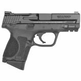 M&P 2.0, Striker Fired, Semi-automatic, Sub-Compact, 9MM, 3.6" Barrel, Polymer Frame, Armornite Finish, Black Color, Thumb Safety, 3 Dot Sights, 10Rd, 2 Magazines, MA Compliant 10# Trigger 13010