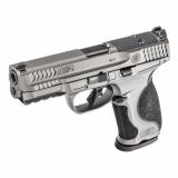 M&P9 2.0 Metal | 9MM, 4.25" Barrel, Cerakote Finish, Tungsten Gray, Fixed Sights, Non-Manual Safety, Interchangeable Grip Inserts, Optics Ready, 17 Rounds, 2 Magazines 13194 Striker Fired, Semi-automatic, Aluminum Frame Pistol, Compact