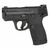 M&P Shield Plus OR, Striker Fired, Semi-automatic, Polymer Frame Pistol, Micro Compact, 30 Super Carry, 3.1" Barrel, Armornite Finish, Black, Tritium Night Sights, Optics Ready, Thumb Safety, 2 Magazines, (1)-13 Rounds and (1)-16 Rounds 13473