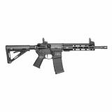 M&P 15, SBR, Semi-automatic Rifle, 223 Remington/556NATO, 11.5" Barrel, A2 Compensator, Anodized Finish, Black, 9" Free Float M-LOK Handguard, Magpul MOE Grip, Magpul Backup Flip Sights, Magpul MOE Stock, 30 Rounds, 1 Magazine 13493