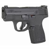 M&P9 Shield Plus OR, Striker Fired, Semi-automatic, Polymer Frame Pistol, Micro Compact, 9MM, 3.1" Barrel, Armornite Finish, Black, Tritium Night Sights, Optics Ready, No Thumb Safety, 10 Rounds, 2 Magazines 13558