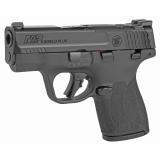 M&P9 Shield Plus OR, Striker Fired, Semi-automatic, Polymer Frame Pistol, Micro Compact, 9MM, 3.1" Barrel, Armornite Finish, Black, Tritium Night Sights, Optics Ready, Thumb Safety, 10 Rounds, 2 Magazines 13559