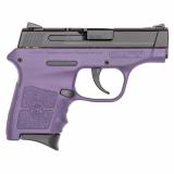 M&P Bodyguard, Double Action Only, Semi-Automatic, Polymer Frame Pistol, Sub-Compact, 380ACP, 2.75" Barrel, Armornite Finish, Black Slide, Purple Frame, Fixed Sights, 6 Round, 2 Magazines 14019