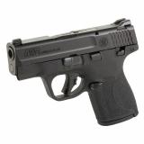 Shield Plus, M&P9, Semi-automatic, Striker Fired Polymer Frame Pistol, Micro-Compact, 9MM, 3.1" Barrel, Armornite Finish, Black, White Dot Sights, Manual Thumb Safety, Flat Face Trigger, Magazine Disconnect Safety, Taclite Loaded Chamber Indicator, 10 Ro